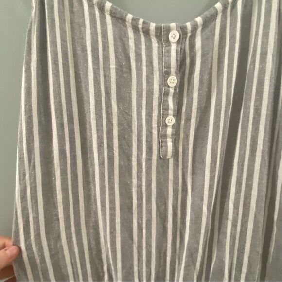 Rails Brooklyn Caldas Stripe Linen Blend Jumpsuit M - Picture 6 of 11